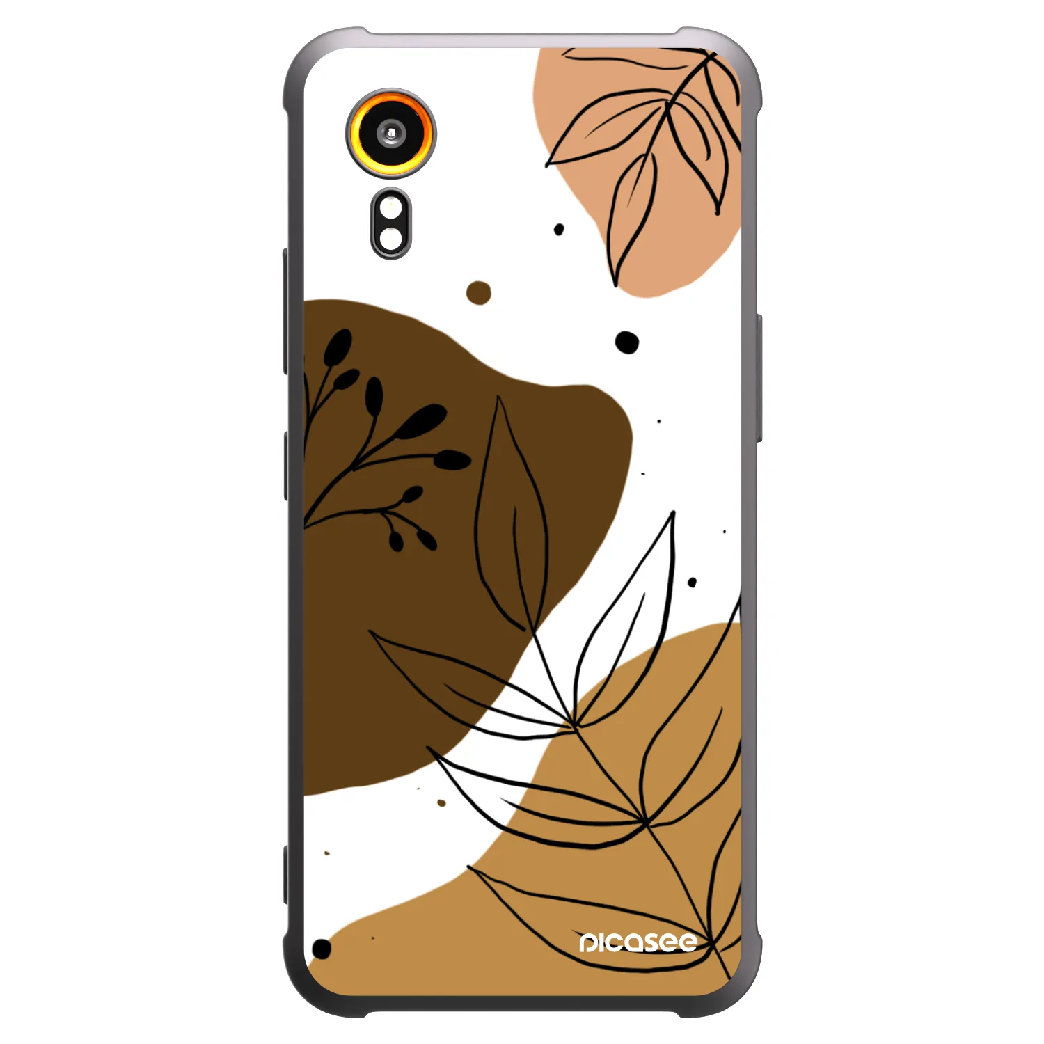 Picasee silikonowe czarne etui na Samsung Galaxy Xcover 7 - Boho style