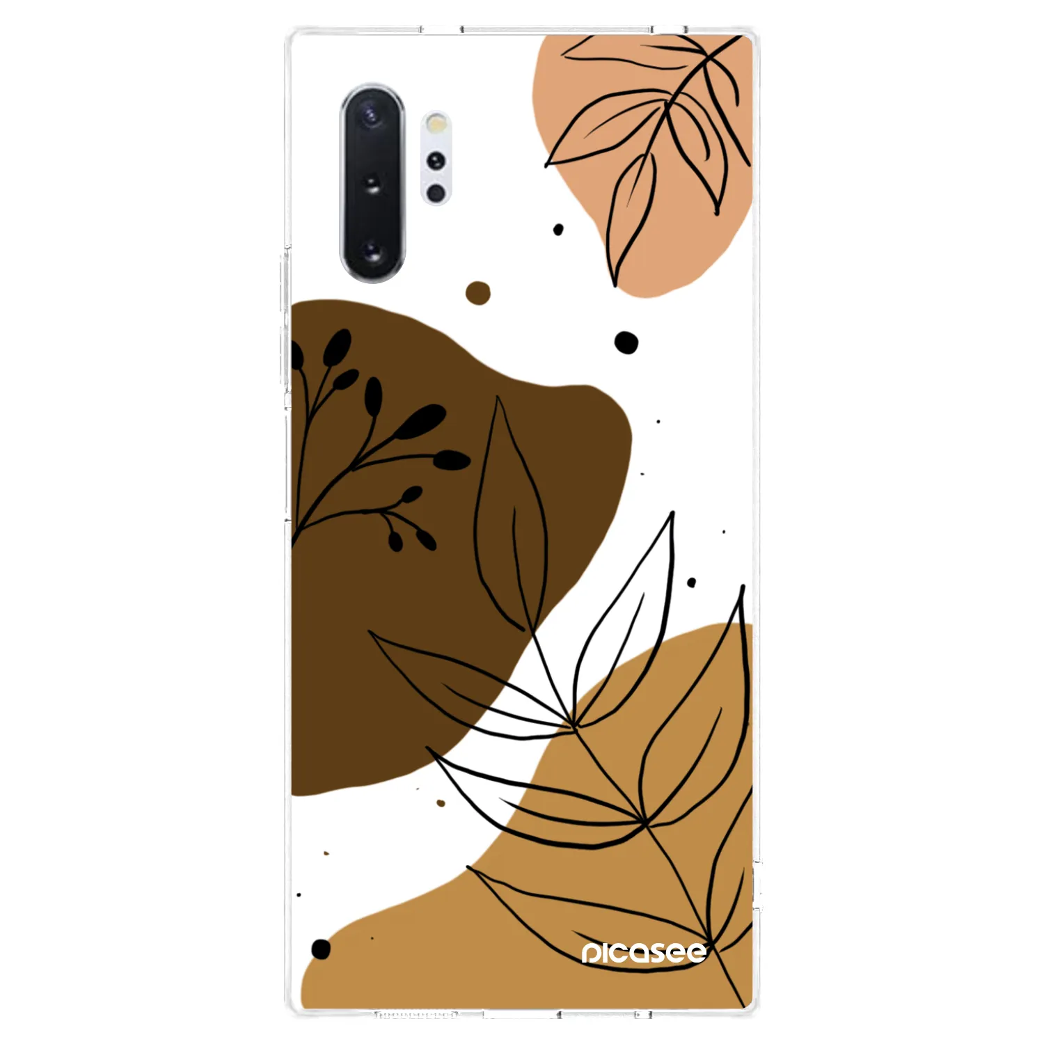 Picasee silikonowe przeźroczyste etui na Samsung Galaxy Note 10+ N975F - Boho style