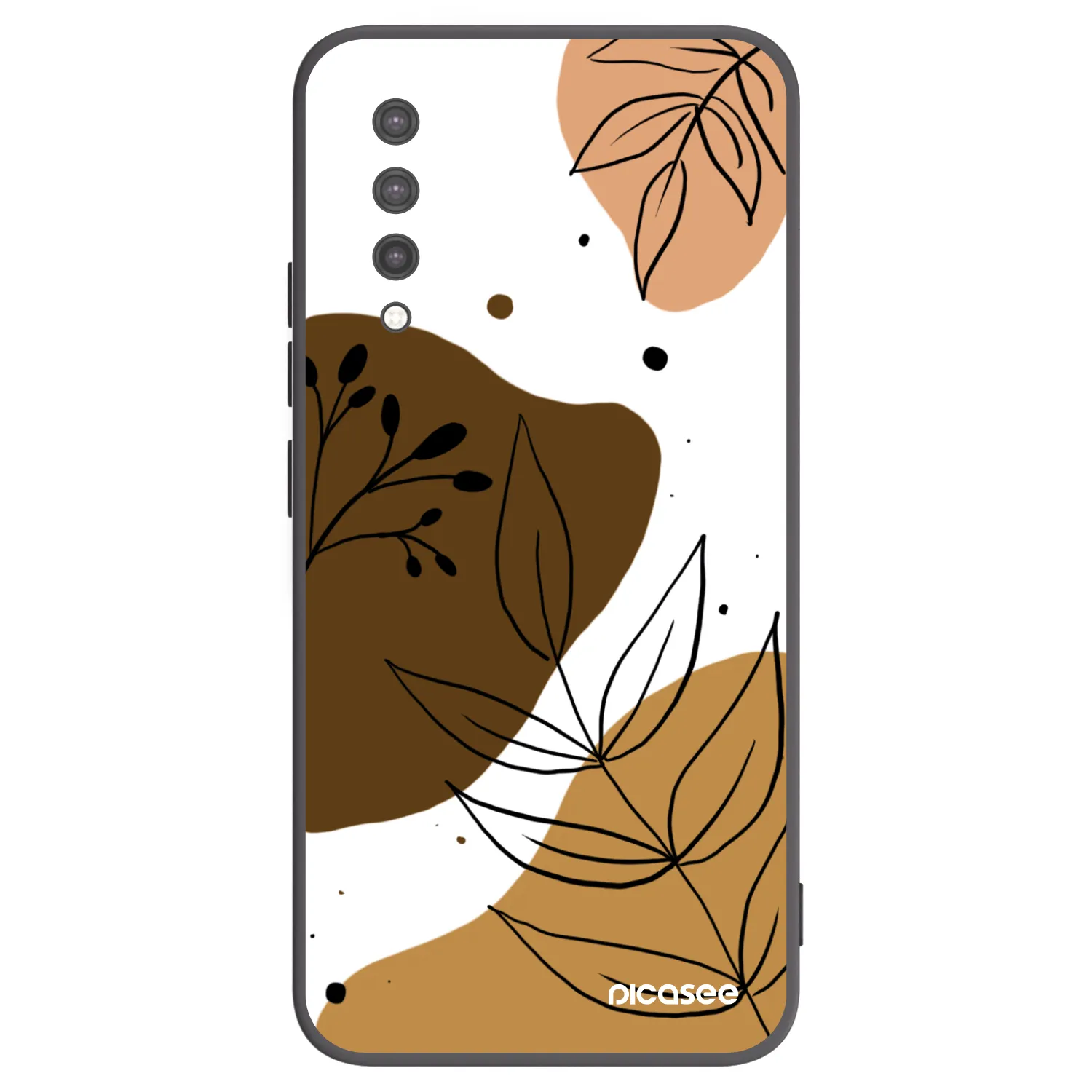 Picasee silikonowe czarne etui na Xiaomi Mi 9 Lite - Boho style