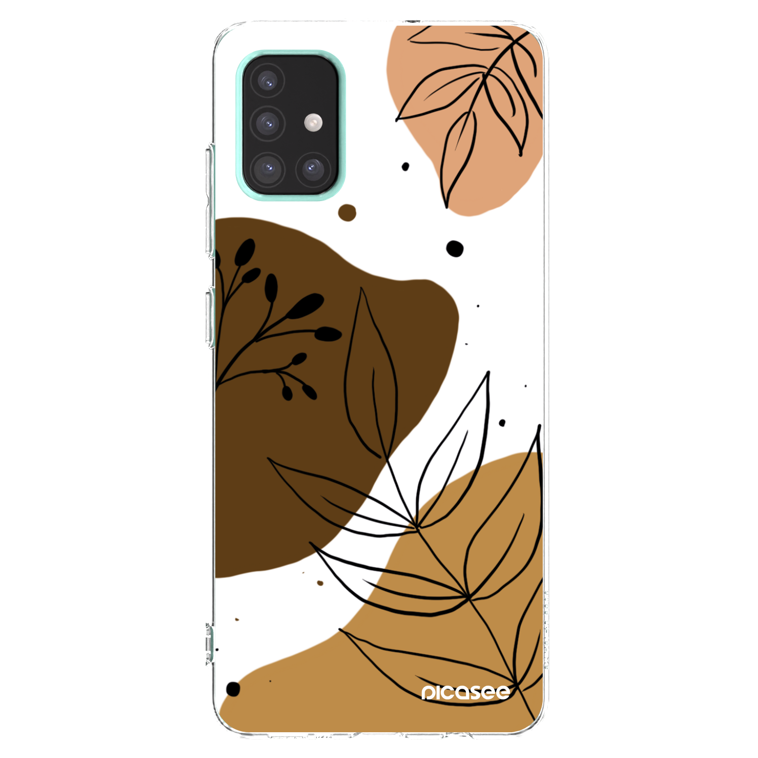 Picasee silikonowe przeźroczyste etui na Samsung Galaxy A51 A515F - Boho style