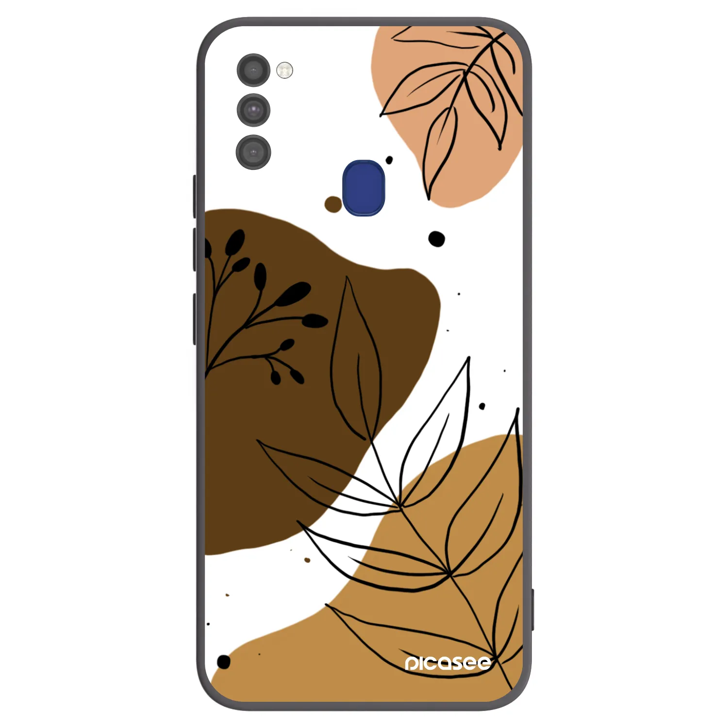 Picasee silikonowe czarne etui na Samsung Galaxy M21 M215F - Boho style