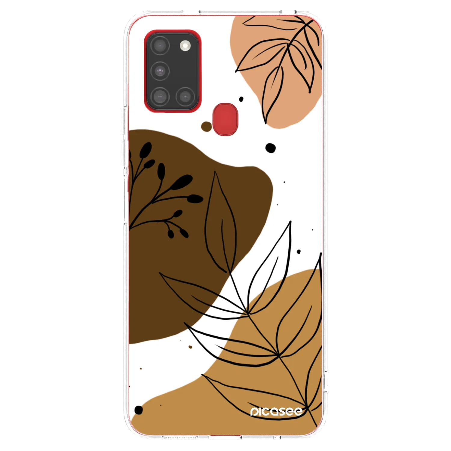 Picasee silikonowe przeźroczyste etui na Samsung Galaxy A21s - Boho style