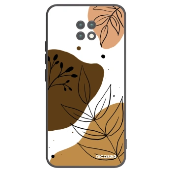 Picasee silikonowe czarne etui na Xiaomi Redmi Note 9T - Boho style