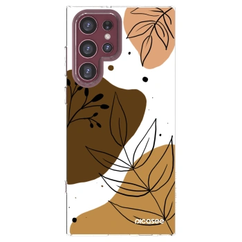 Picasee silikonowe przeźroczyste etui na Samsung Galaxy S22 Ultra 5G - Boho style