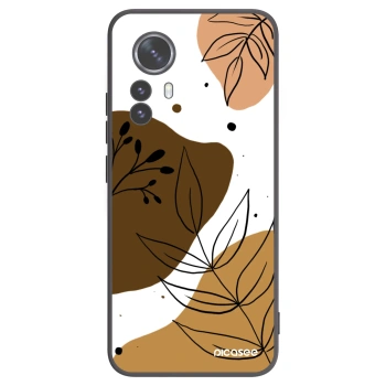 Picasee silikonowe czarne etui na Xiaomi 12 Pro - Boho style