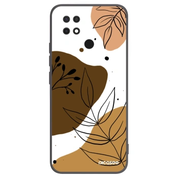 Picasee silikonowe czarne etui na Xiaomi Redmi 10C - Boho style