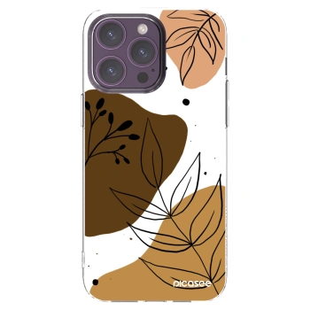 Picasee silikonowe przeźroczyste etui na Apple iPhone 14 Pro Max - Boho style