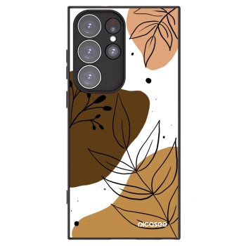 Picasee silikonowe czarne etui na Samsung Galaxy S23 Ultra 5G - Boho style