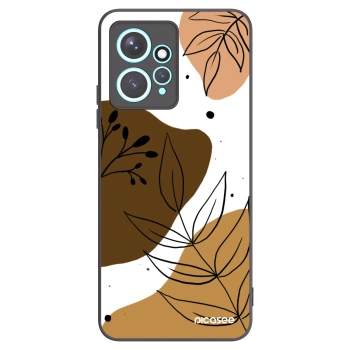 Picasee silikonowe czarne etui na Xiaomi Redmi Note 12 4G - Boho style