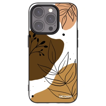 Picasee silikonowe czarne etui na Apple iPhone 15 Pro - Boho style
