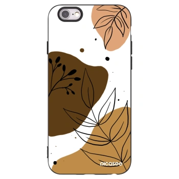 Picasee silikonowe czarne etui na Apple iPhone 6/6S - Boho style