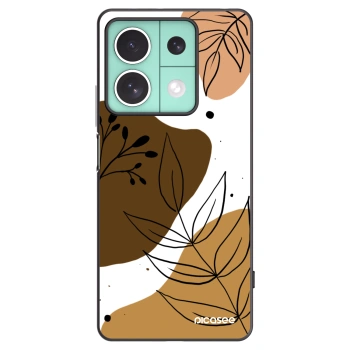 Picasee silikonowe czarne etui na Xiaomi Redmi Note 13 5G - Boho style