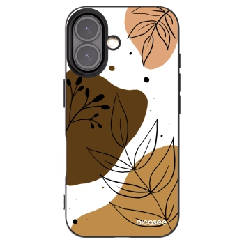 Picasee silikonowe czarne etui na Apple iPhone 16 - Boho style
