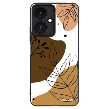 Picasee silikonowe czarne etui na Xiaomi Redmi 13C 5G - Boho style