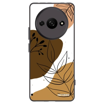 Picasee silikonowe czarne etui na Xiaomi Redmi A3 - Boho style