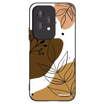 Picasee silikonowe czarne etui na Honor 200 Lite - Boho style