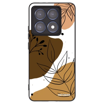 Picasee silikonowe czarne etui na Xiaomi 14T Pro - Boho style