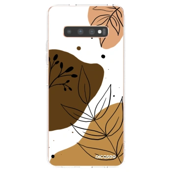 Picasee silikonowe przeźroczyste etui na Samsung Galaxy S10 Plus G975 - Boho style