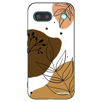 Picasee silikonowe czarne etui na Google Pixel 8a - Boho style