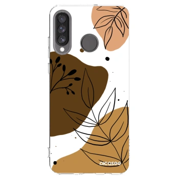 Picasee silikonowe przeźroczyste etui na Huawei P30 Lite - Boho style
