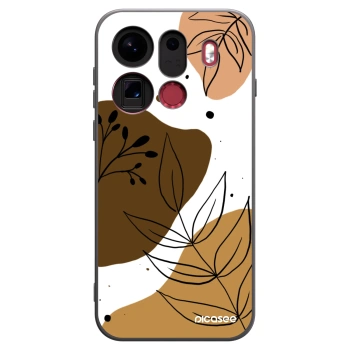 Picasee silikonowe czarne etui na OPPO Find X9 Pro - Boho style