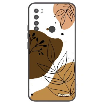 Picasee silikonowe czarne etui na Xiaomi Redmi Note 8 - Boho style