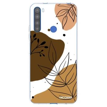 Picasee silikonowe przeźroczyste etui na Xiaomi Redmi Note 8T - Boho style