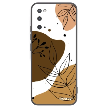 Picasee silikonowe czarne etui na Samsung Galaxy S20 G980F - Boho style