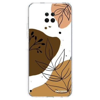 Picasee silikonowe przeźroczyste etui na Xiaomi Redmi Note 9 Pro - Boho style