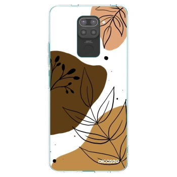 Picasee silikonowe czarne etui na Xiaomi Redmi Note 9 - Boho style