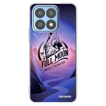 Picasee silikonowe przeźroczyste etui na Honor X8a - Wolf