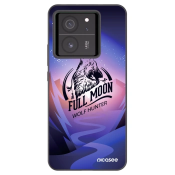 Picasee silikonowe czarne etui na Xiaomi 13T Pro - Wolf