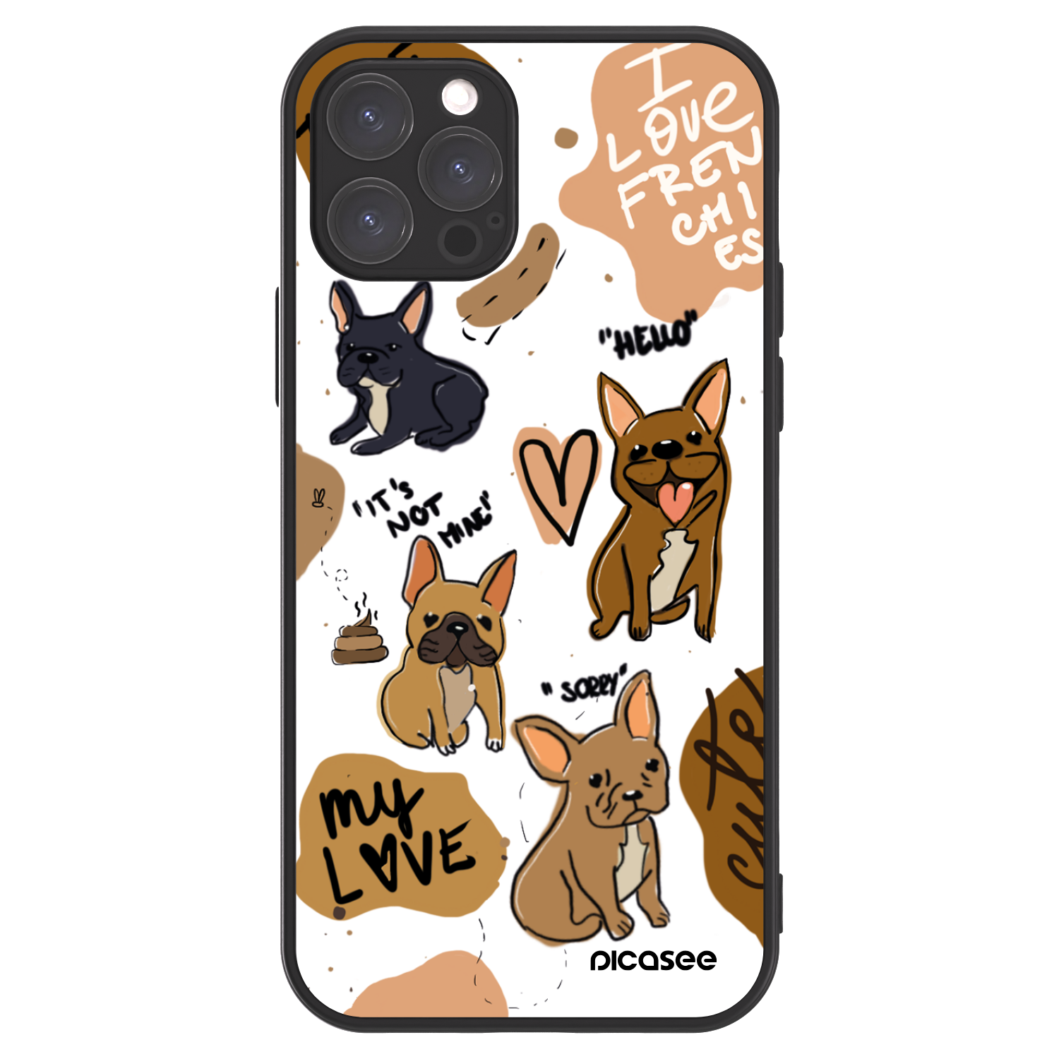 Picasee ULTIMATE CASE na Apple iPhone 12 Pro - Frenchies