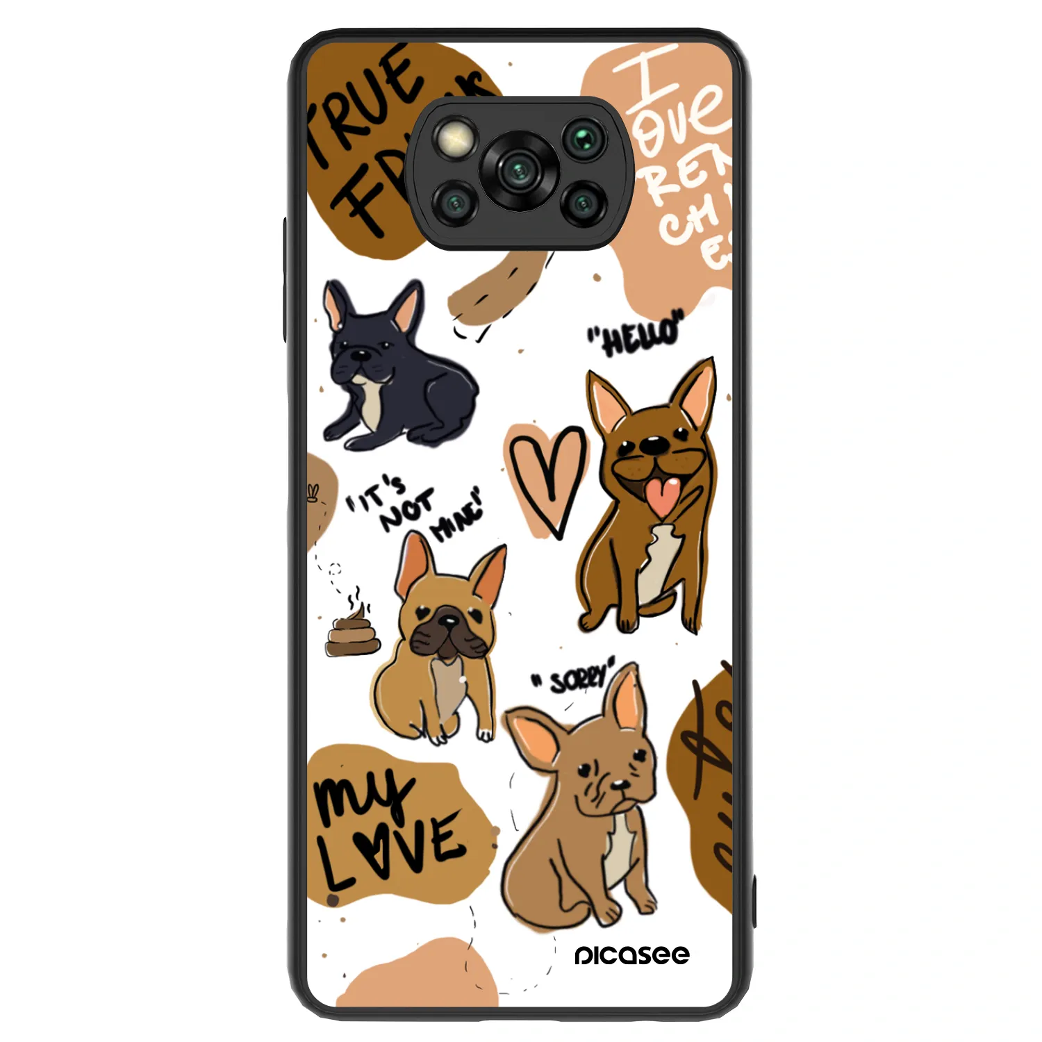 Picasee ULTIMATE CASE na Xiaomi Poco X3 - Frenchies