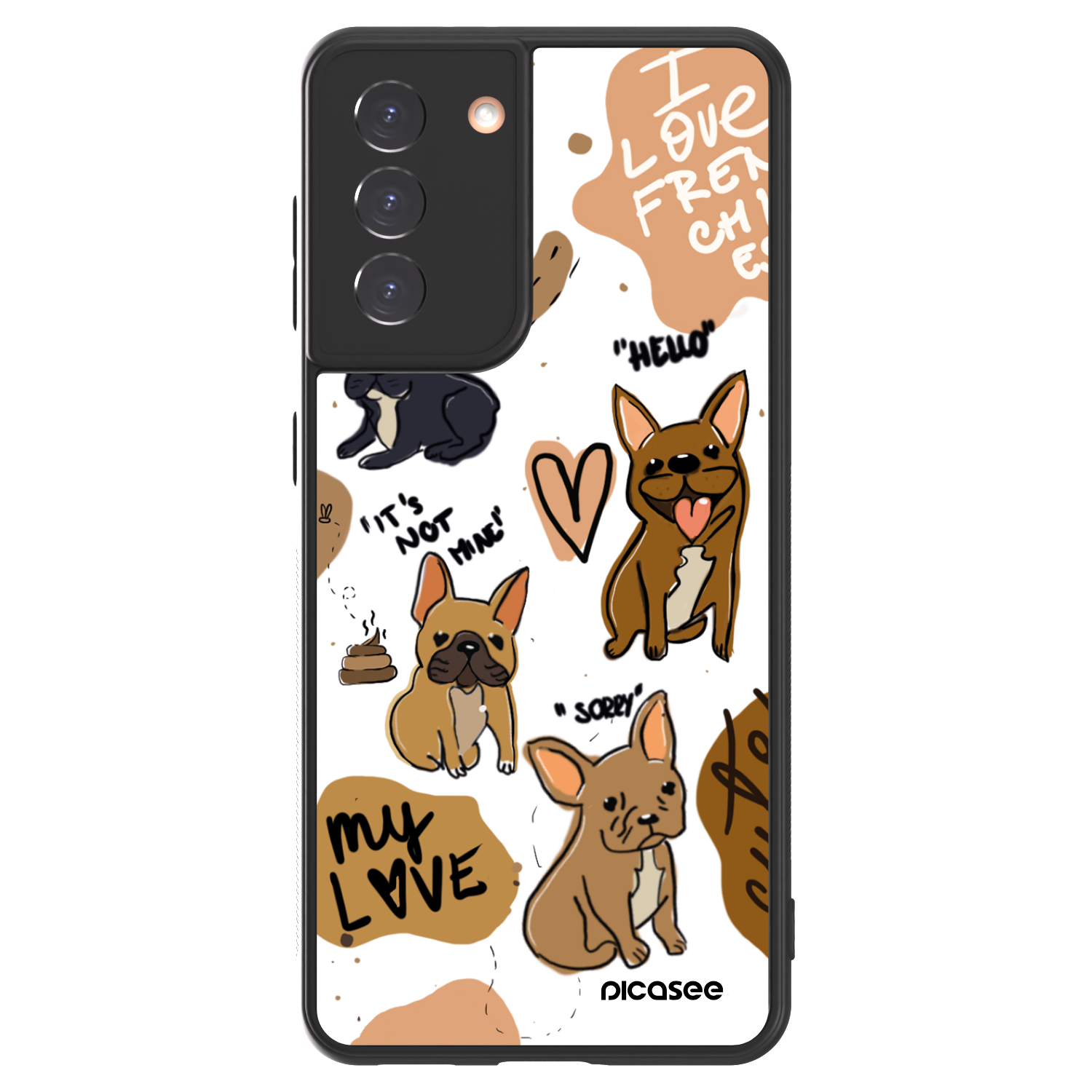 Picasee ULTIMATE CASE na Samsung Galaxy S21 5G G991B - Frenchies
