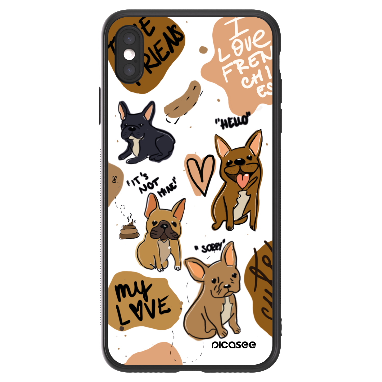 Picasee ULTIMATE CASE na Apple iPhone XS Max - Frenchies