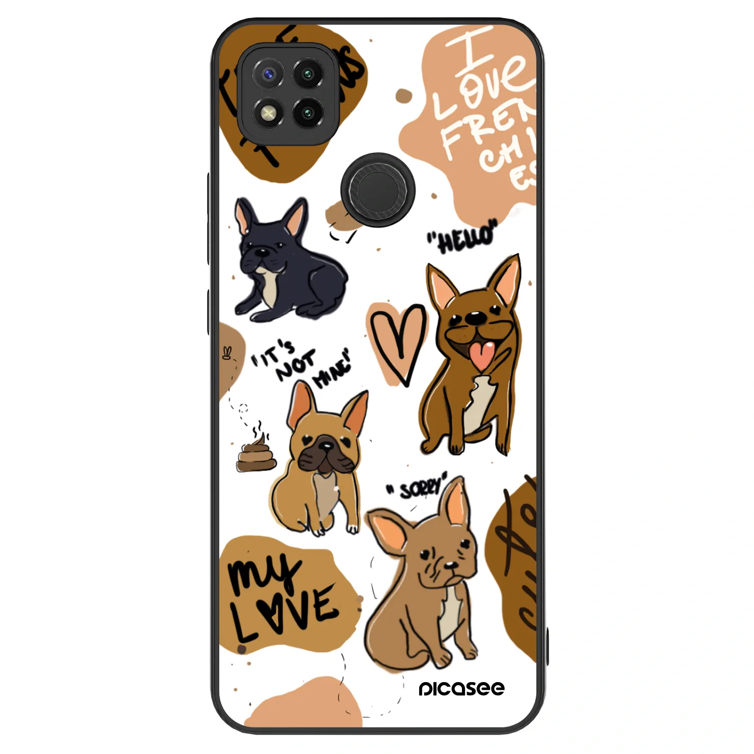 Picasee ULTIMATE CASE na Xiaomi Redmi 9C - Frenchies