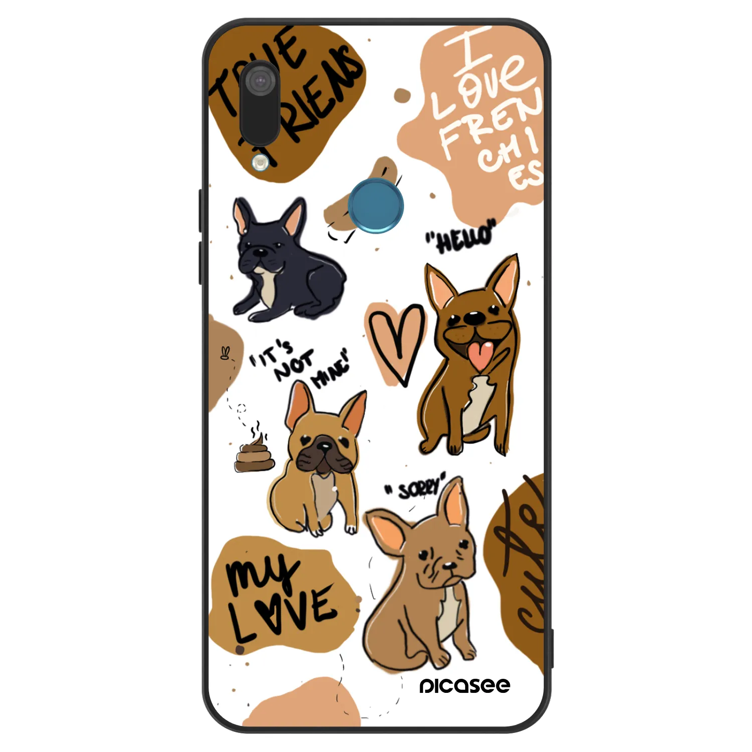 Picasee ULTIMATE CASE na Huawei Y7 2019 - Frenchies