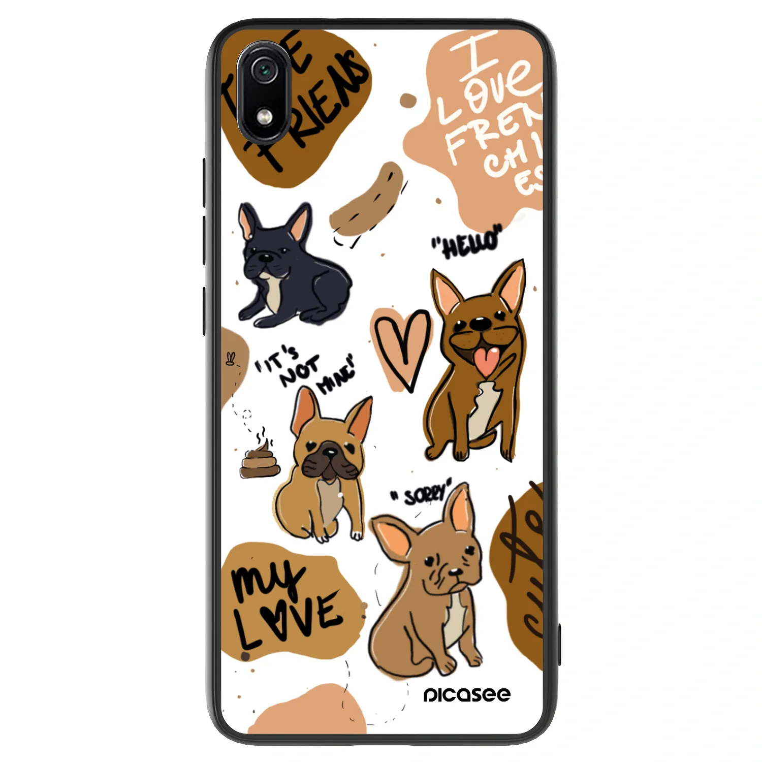 Picasee ULTIMATE CASE na Xiaomi Redmi 7A - Frenchies