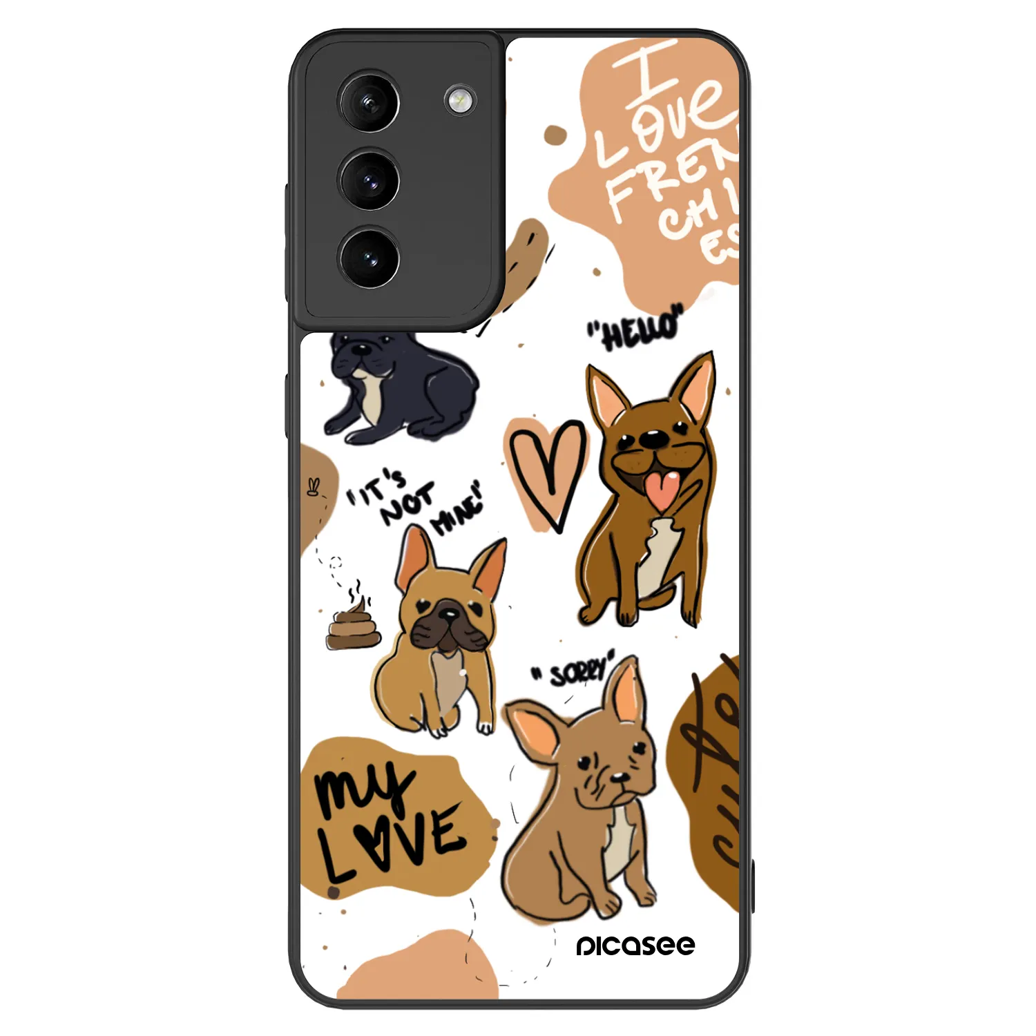 Picasee ULTIMATE CASE na Samsung Galaxy S21+ 5G G996F - Frenchies