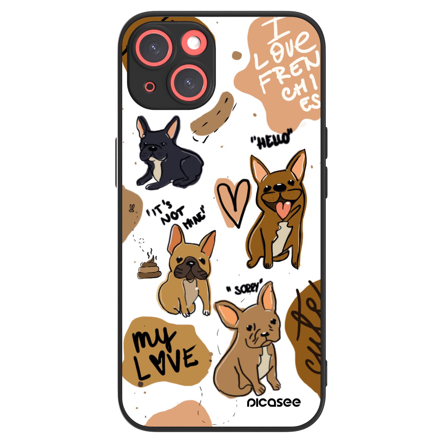 Picasee ULTIMATE CASE na Apple iPhone 13 - Frenchies