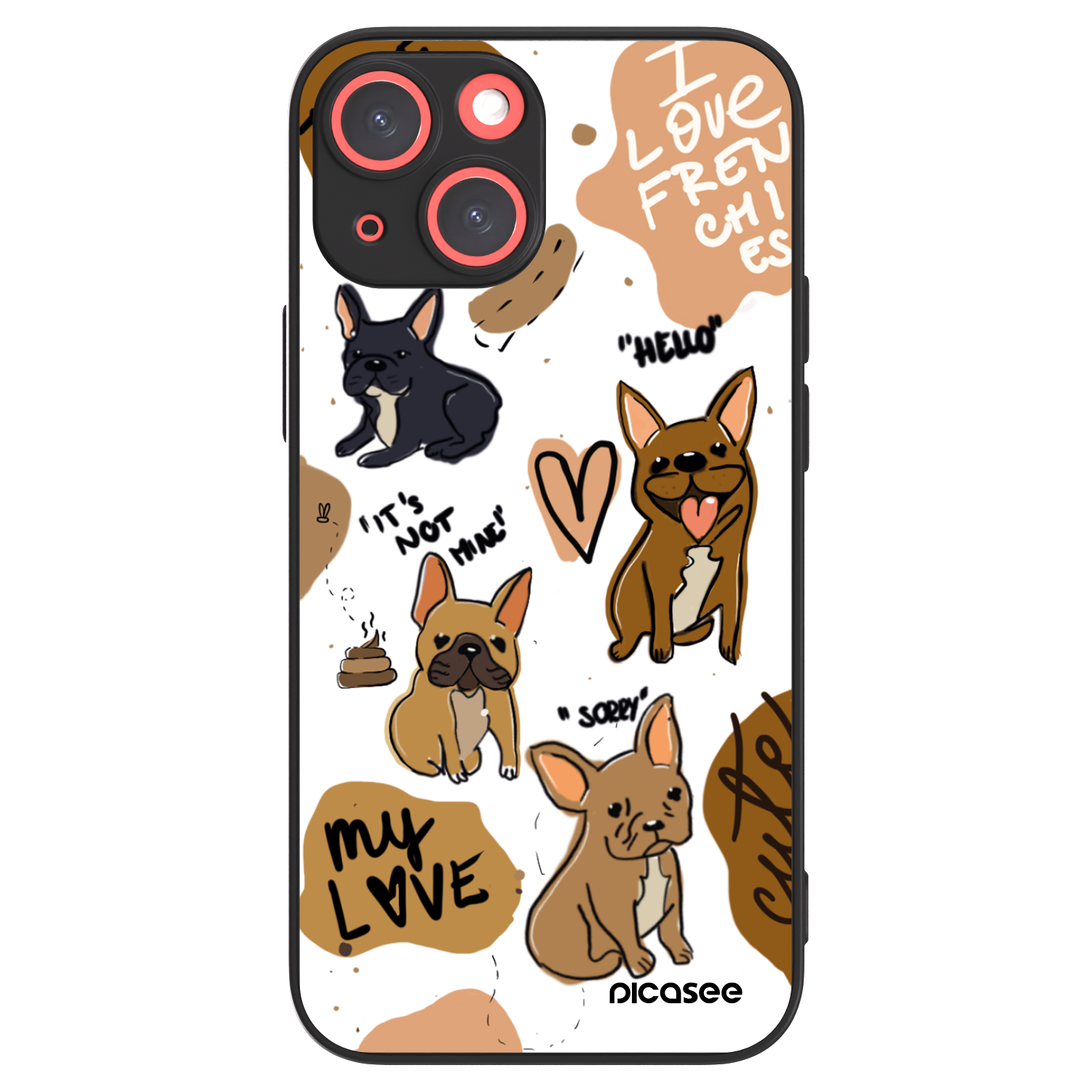 Picasee ULTIMATE CASE na Apple iPhone 13 mini - Frenchies