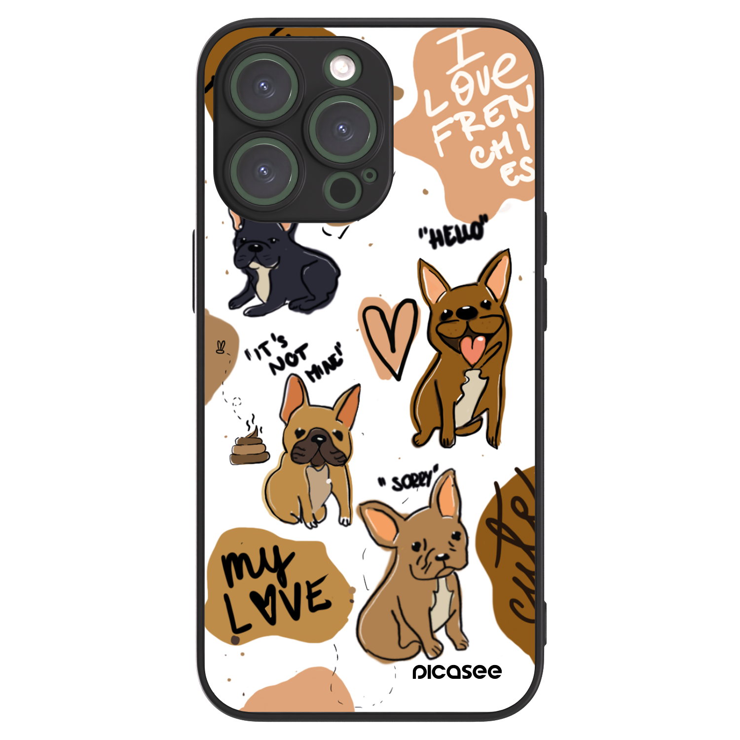 Picasee ULTIMATE CASE na Apple iPhone 13 Pro - Frenchies
