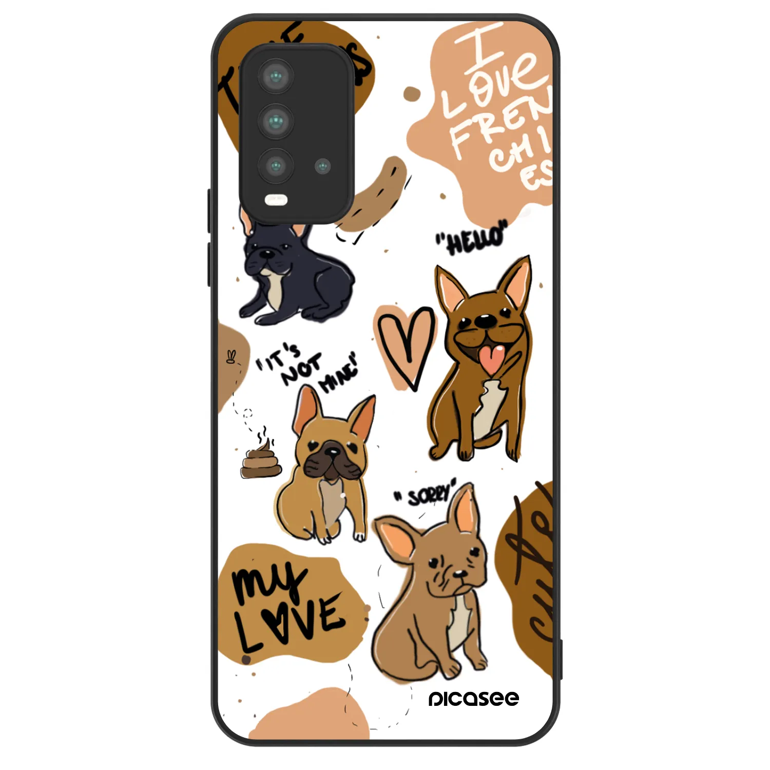 Picasee ULTIMATE CASE na Xiaomi Redmi 9T - Frenchies