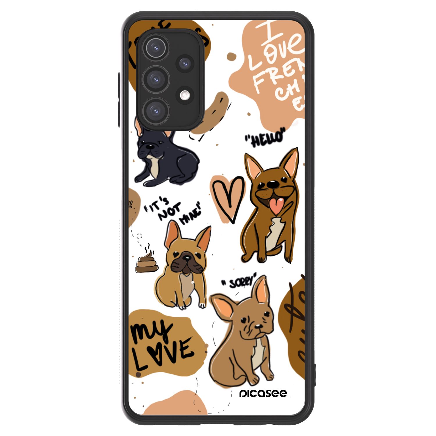 Picasee ULTIMATE CASE na Samsung Galaxy A32 5G A326B - Frenchies
