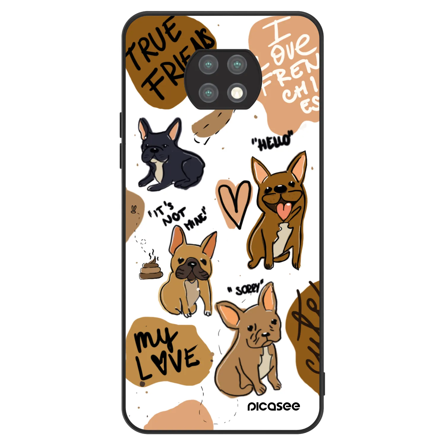 Picasee ULTIMATE CASE na Xiaomi Redmi Note 9T - Frenchies