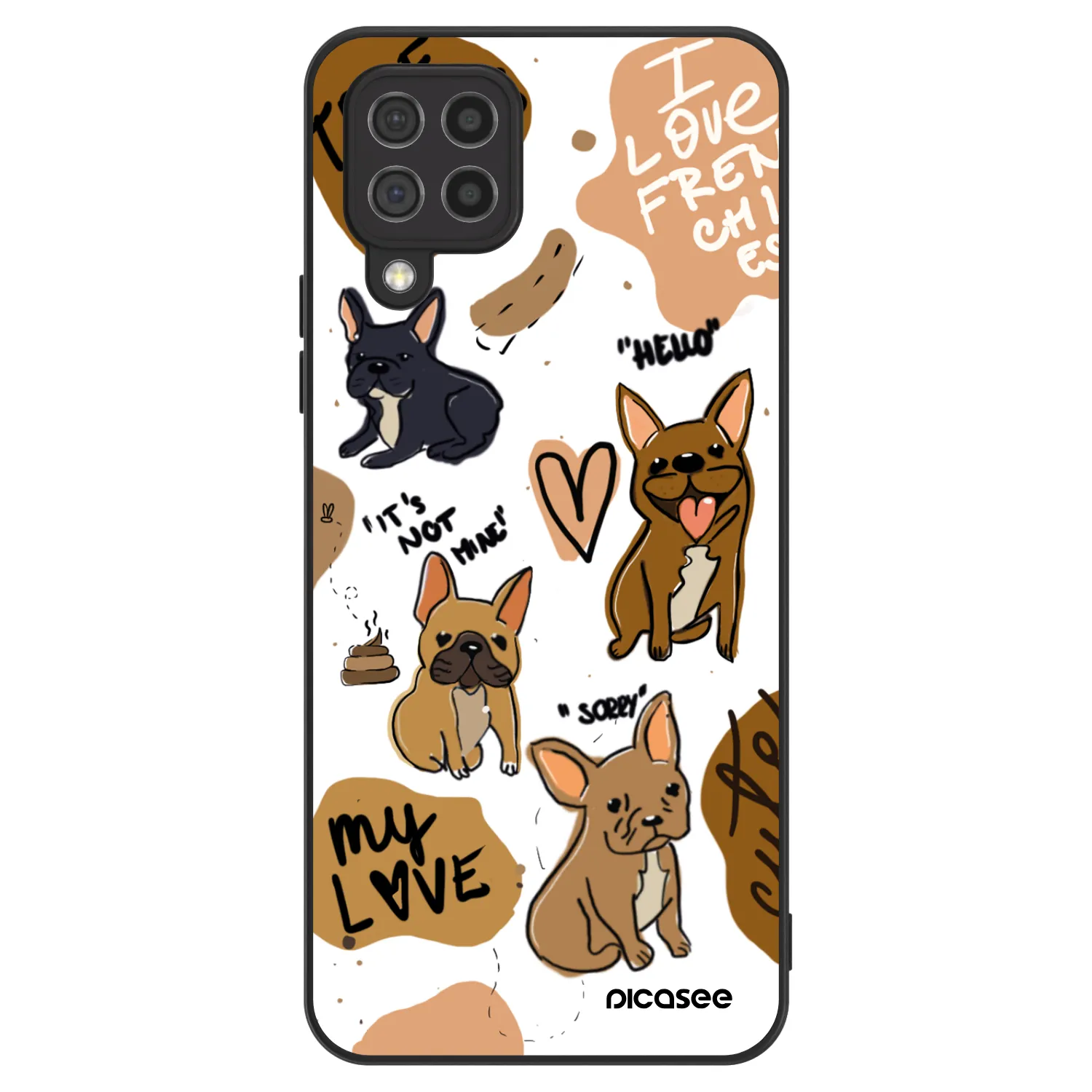 Picasee ULTIMATE CASE na Samsung Galaxy A22 A225F 4G - Frenchies