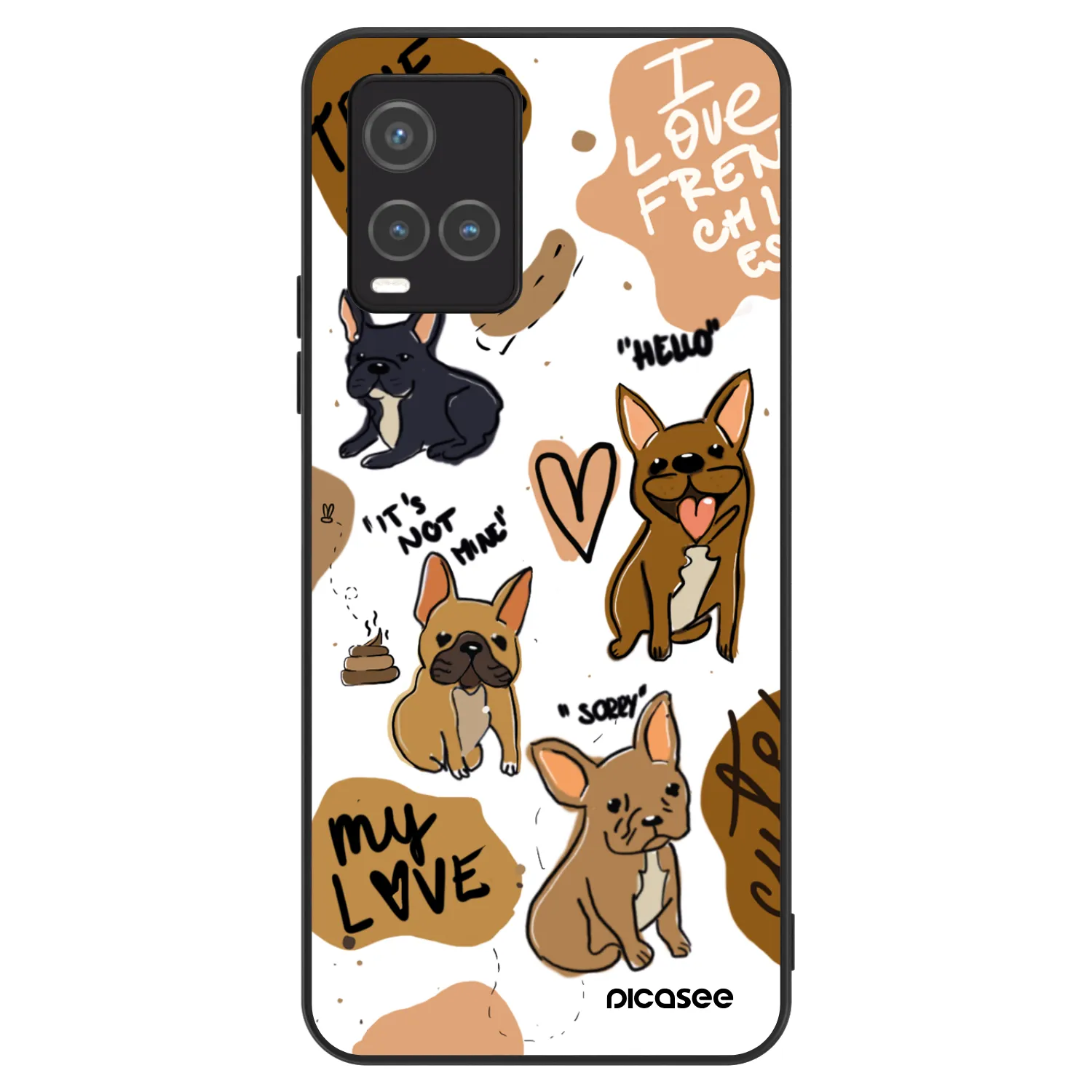 Picasee ULTIMATE CASE na Vivo Y33s - Frenchies