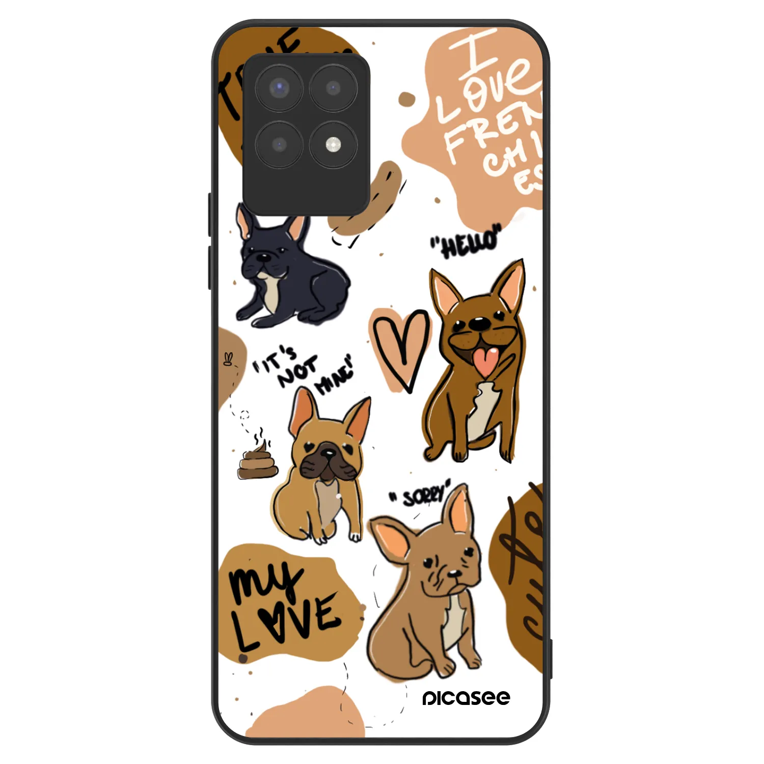 Picasee ULTIMATE CASE na Realme 8i - Frenchies