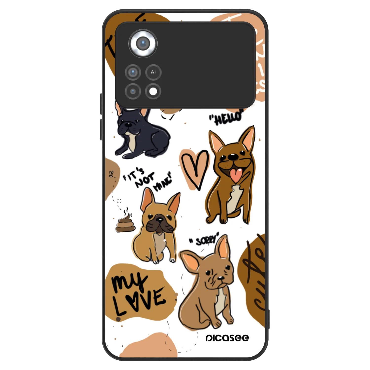 Picasee ULTIMATE CASE na Xiaomi Poco X4 Pro 5G - Frenchies